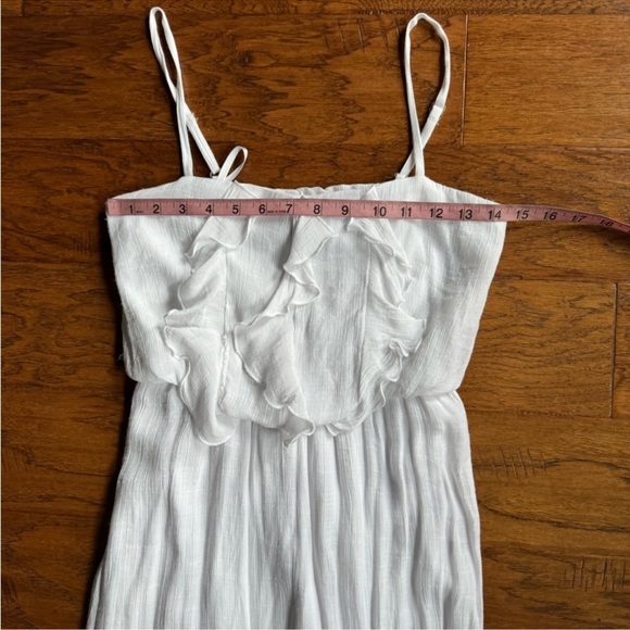 IZ Beyer White Ruffle Maxi Dress - Picture 6 of 10